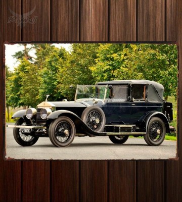 Металлическая табличка Rolls-Royce Silver Ghost Salamanca by New Heaven